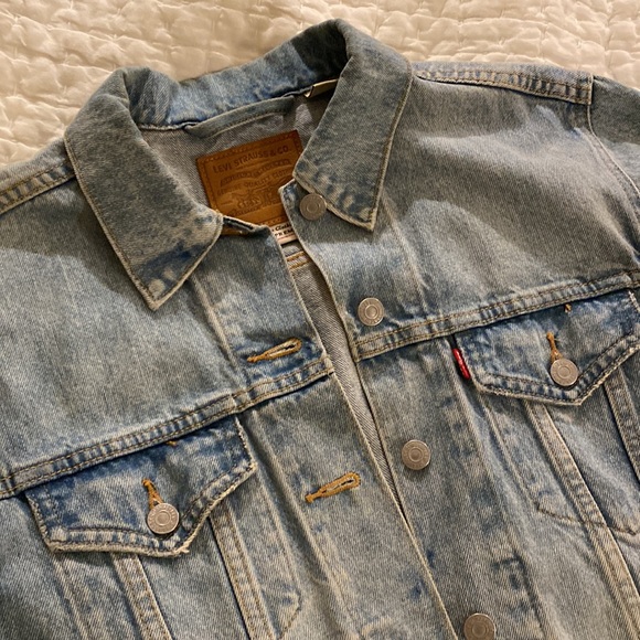 Levi’s Ex-Boyfriend Trucker Jacket Size Medium - Picture 7 of 8